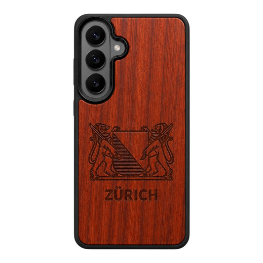Zürich Wappen Eden Case aus Rosenholz für das Samsung Galaxy S26 mit MagSafe