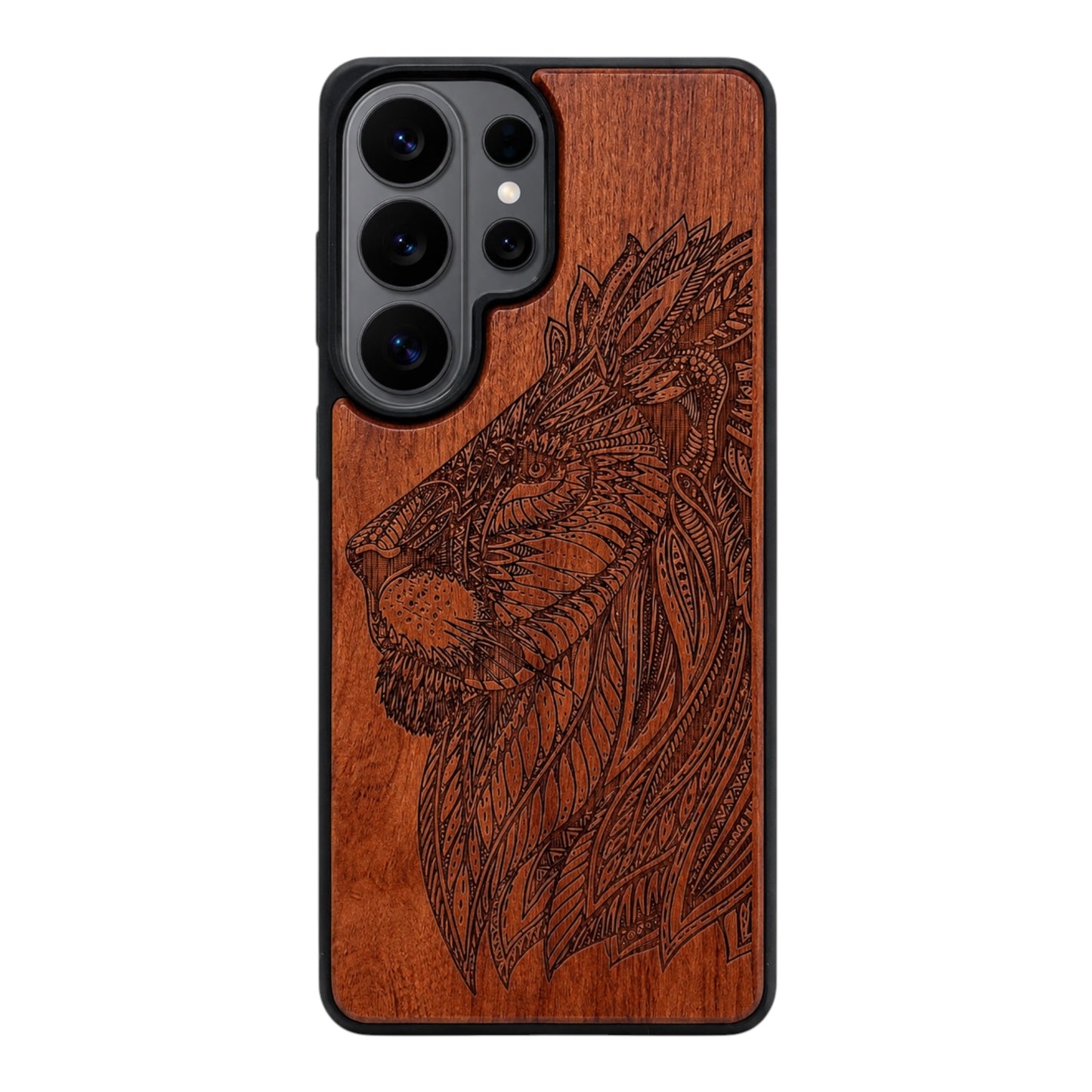 Löwe Eden Case aus Rosenholz für das Samsung Galaxy S26 Ultra mit MagSafe