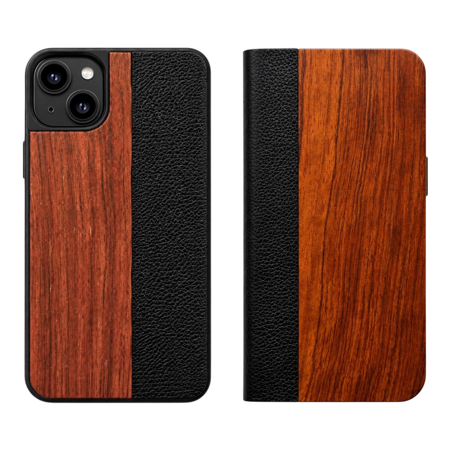 Rosenholz Eden Wallet Case für das iPhone 13/14/16E