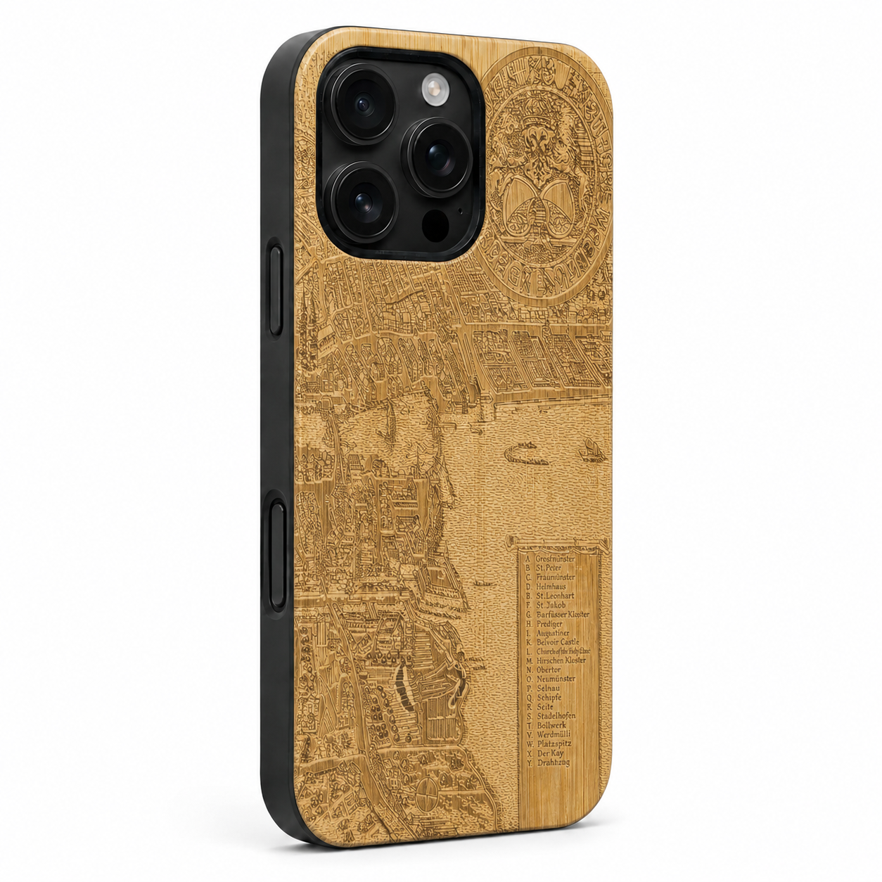 Eden Bambus Case für iPhone 16 Pro Max – Camera-Control-Taste