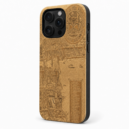 Eden Bambus Case für iPhone 16 Pro Max – Lautstärke- und Actiontaste