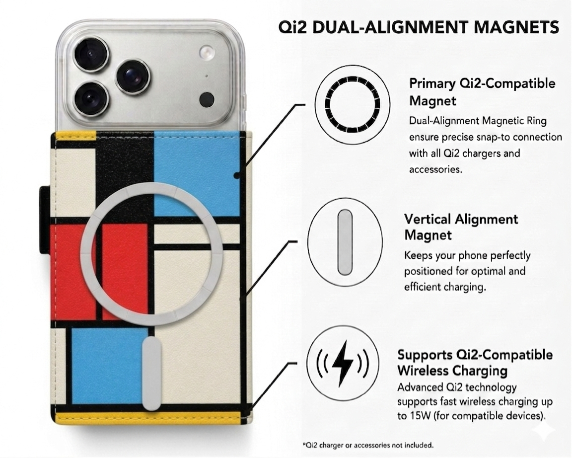 Mondrian Victor Case für iPhone 17 Pro mit MagSafe