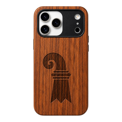 Baslerstab Eden Case made with Rose Wood for the iPhone 17 Pro