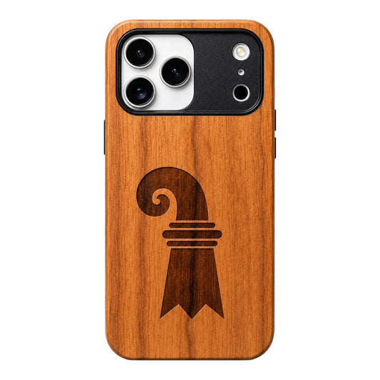 Baslerstab Eden Case made with Cherry Wood for the iPhone 17 Pro