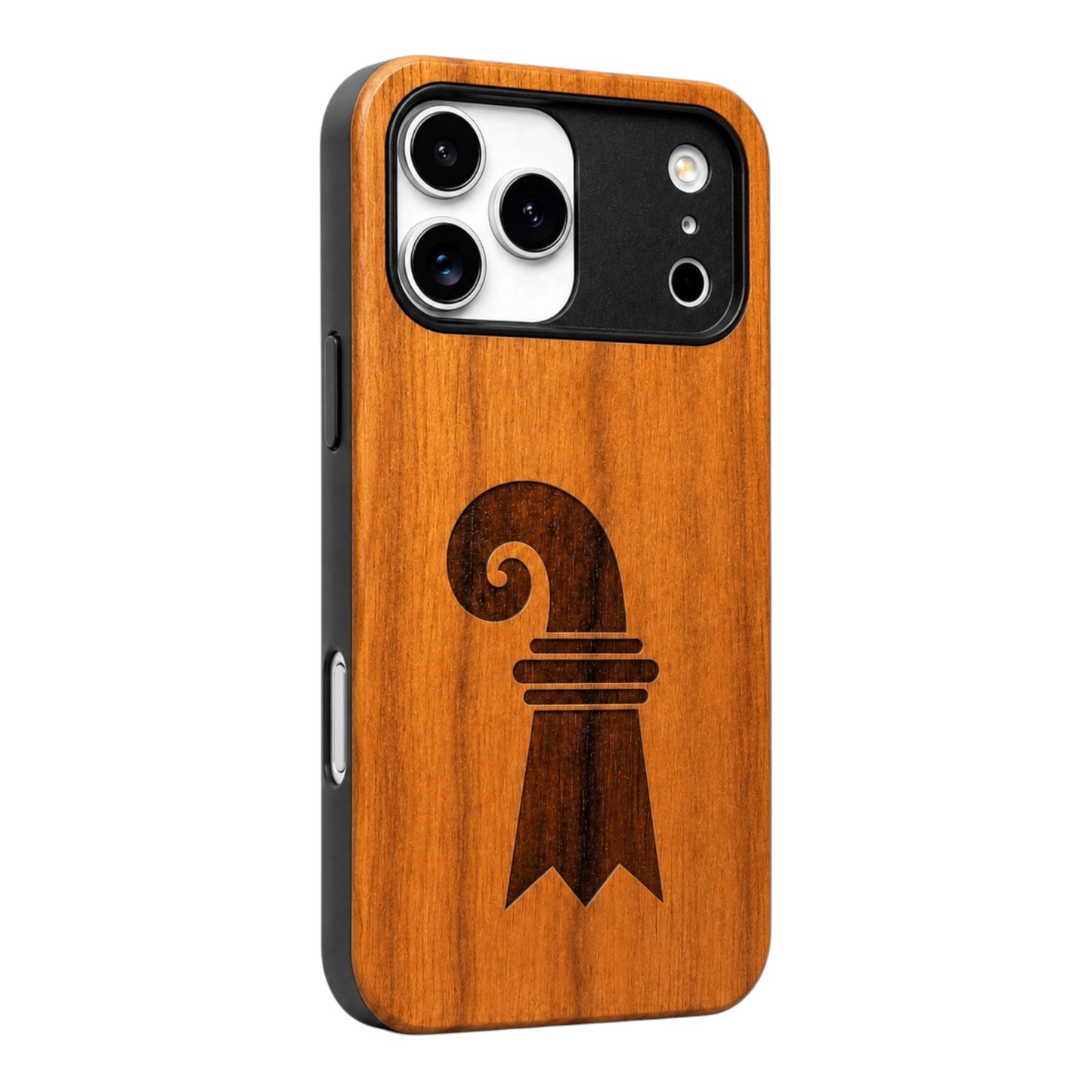 Baslerstab Eden Case made with Cherry Wood for the iPhone 17 Pro