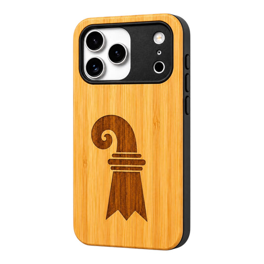 Baslerstab Eden Case aus Bambus für das iPhone 17 Pro mit MagSafe
