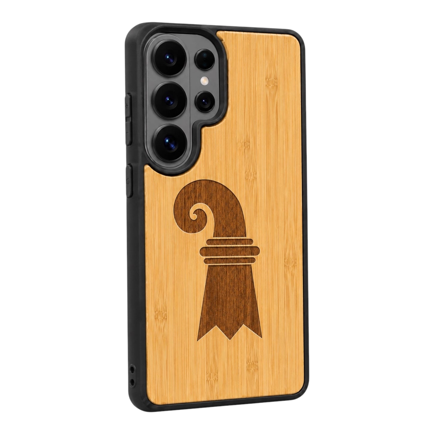 Baslerstab Eden Case aus Bambus für das Samsung Galaxy S26 Ultra mit MagSafe