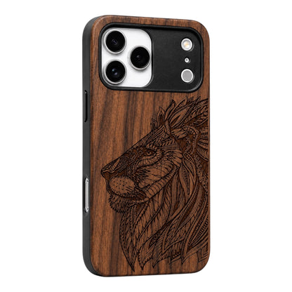 Lion Eden Case made with Walnut Wood for the iPhone 17 Pro Max