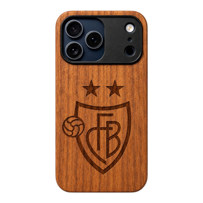 FC Basel Eden Case made with Cherry Wood for the iPhone 17 Pro