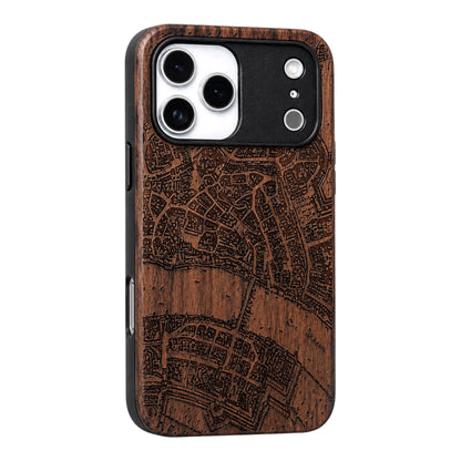 Basel Merian Eden Case made with Walnut Wood for the iPhone 17 Pro