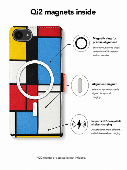 Mondrian Victor Case for iPhone 16e/17e