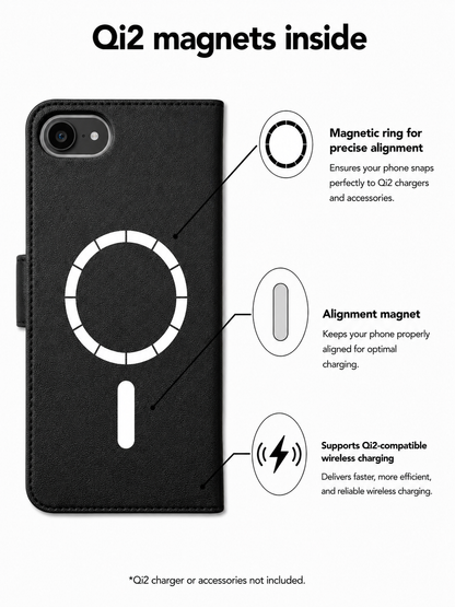 Victor Case Uni Black for iPhone 16e/17e with MagSafe