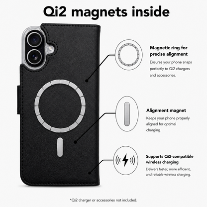 Victor Case in Schwarz für das iPhone 17 mit MagSafe