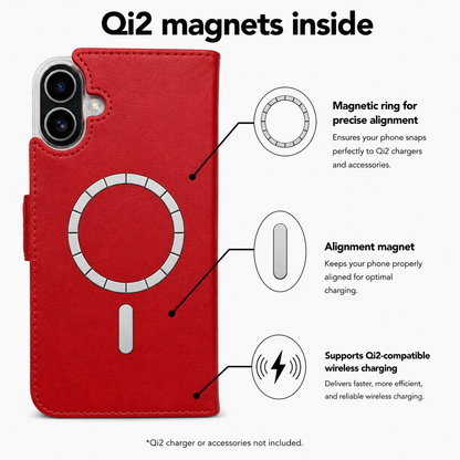 Victor Case in Red for iPhone 17 with MagSafe