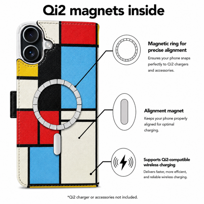 Mondrian Victor Case für das iPhone 17 mit MagSafe