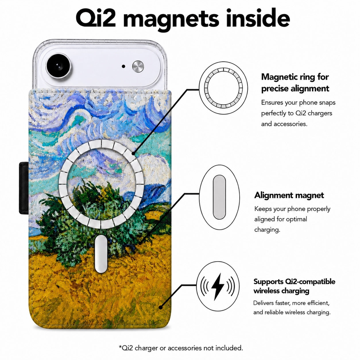 Van Gogh Weizenfeld Victor Case für iPhone 17 Air mit MagSafe