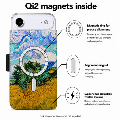 Van Gogh Weizenfeld Victor Case für iPhone 17 Air mit MagSafe