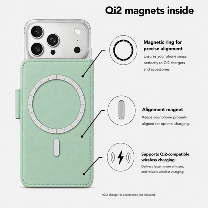 Victor Case in Mint für das iPhone 17 Pro mit MagSafe