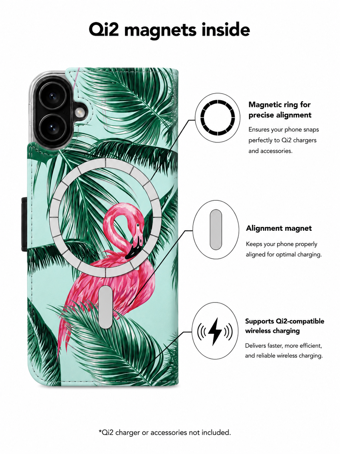 Victor Case in Flamingo for iPhone 17 with MagSafe
