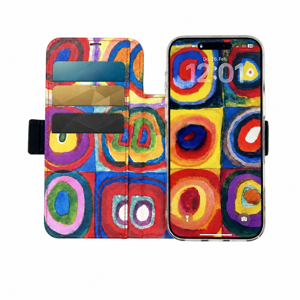 Kandinsky Victor Case geöffnet mit Karten