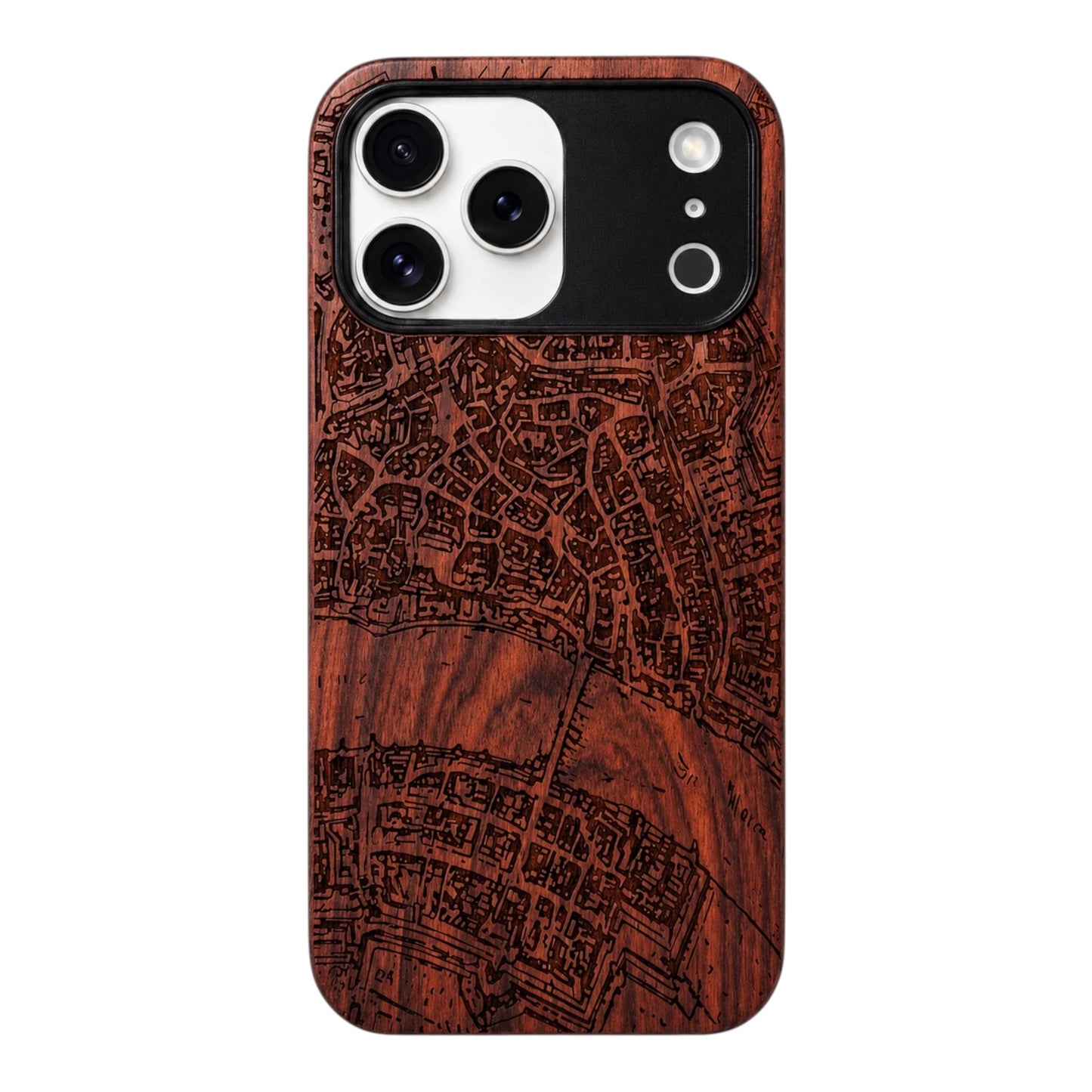 Basel Merian Eden Case made with Rosewood for the iPhone 17 Pro