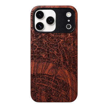 Basel Merian Eden Case made with Rosewood for the iPhone 17 Pro