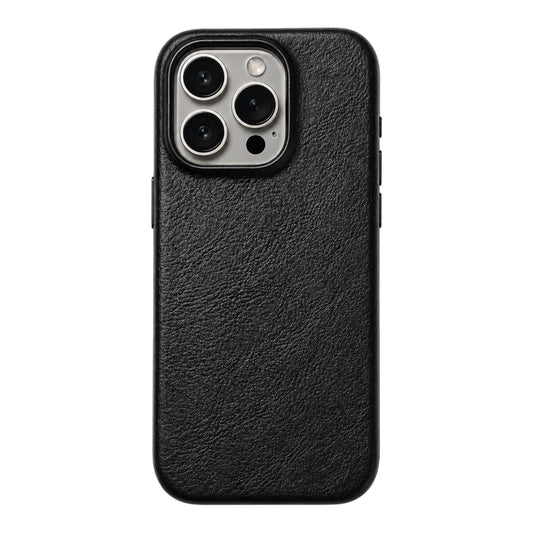 Classic Echtleder Case Clsssic-Black für iPhone 16 Pro Max