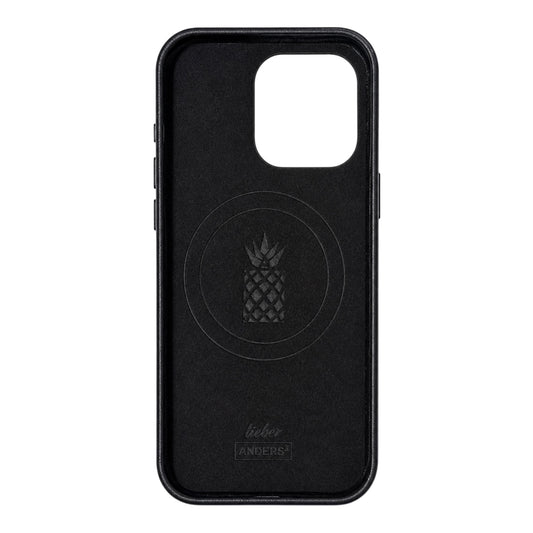 Classic Echtleder Case Classic-Black für iPhone 15 Pro