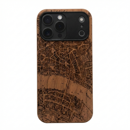 Basel Merian Eden Case made with Rosewood for the iPhone 17 Pro Max