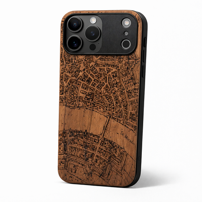 Basel Merian Eden Case made with Rosewood for the iPhone 17 Pro Max