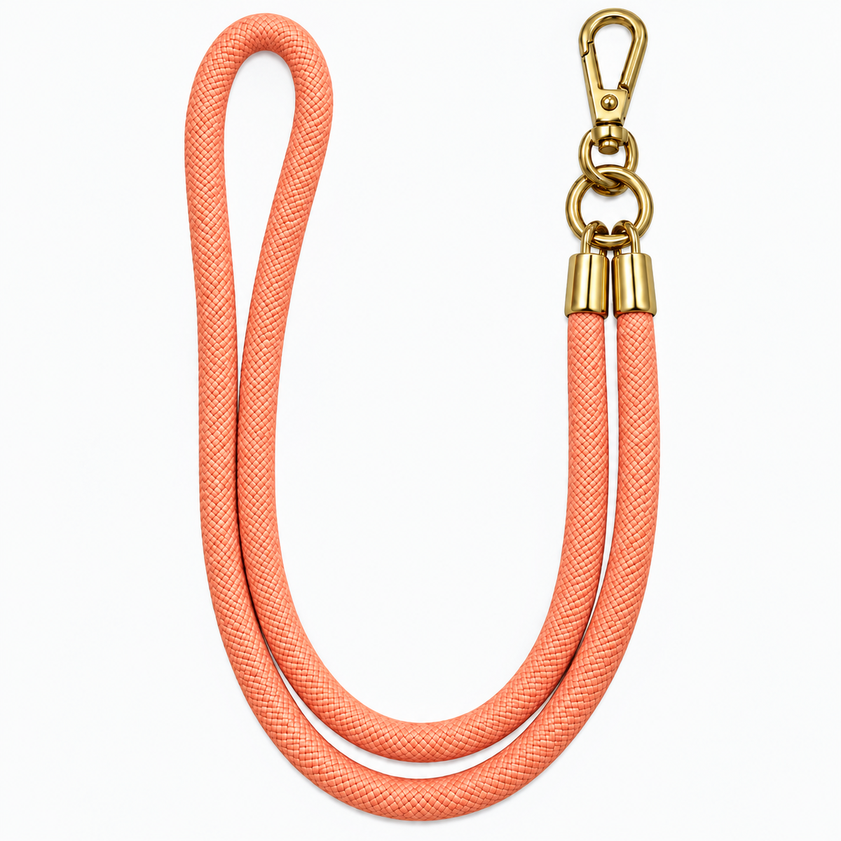 Handykette Lachs – 8 mm, 1 goldener Haken, ohne Adapter