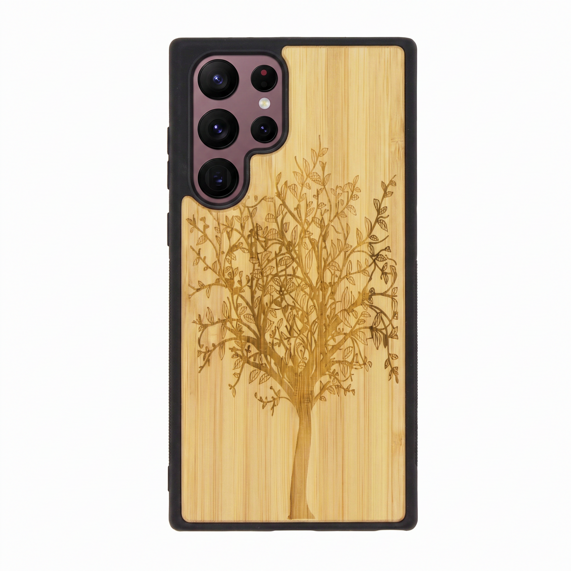 Lebensbaum Eden Case aus Bambus für Samsung Galaxy S22 Ultra