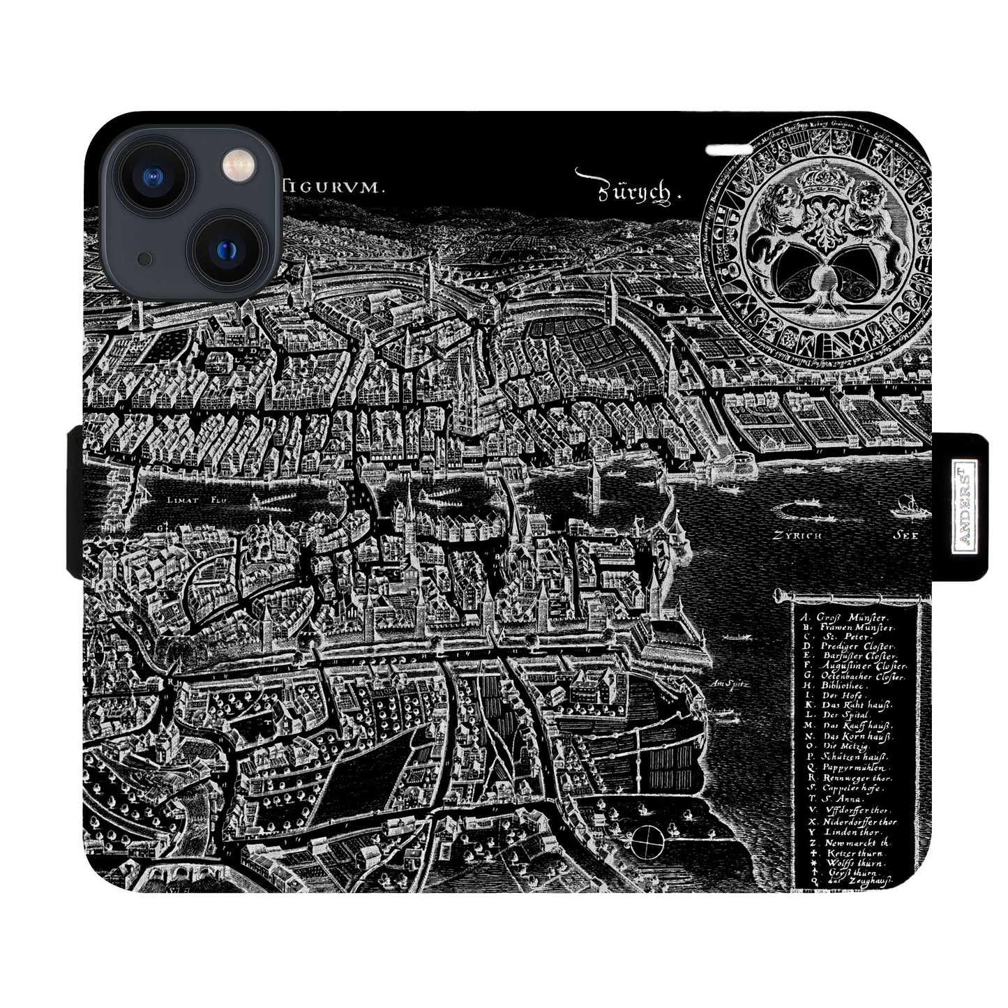 Zurich Merian Negative Victor Case for the iPhone 15