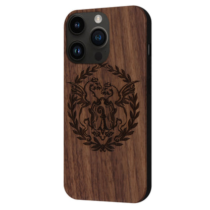 Basilisk Eden Case aus Nussbaumholz für das iPhone 15 Pro mit MagSafe