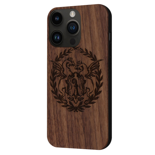 Basilisk Eden Walnut Wood Case for iPhone 15 Pro with MagSafe