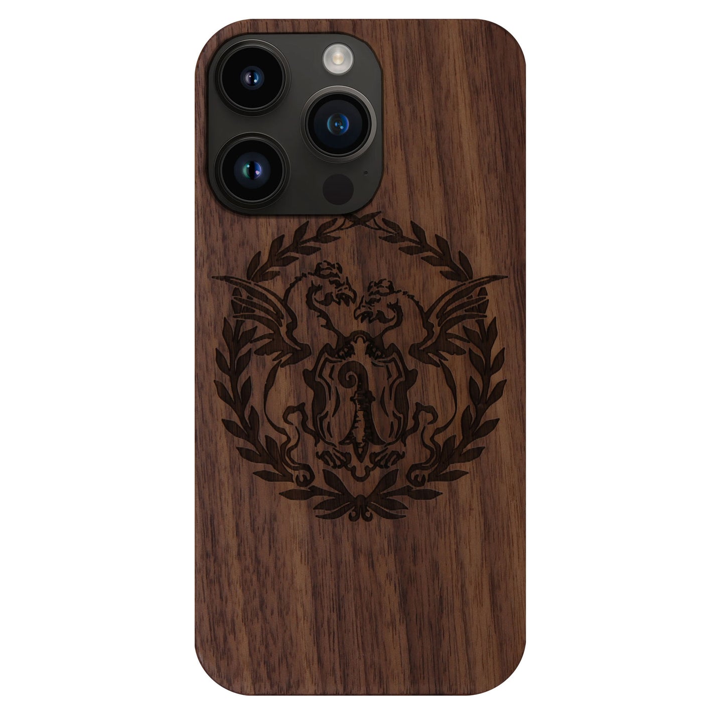 Basilisk Eden Case aus Nussbaumholz für das iPhone 15 Pro mit MagSafe