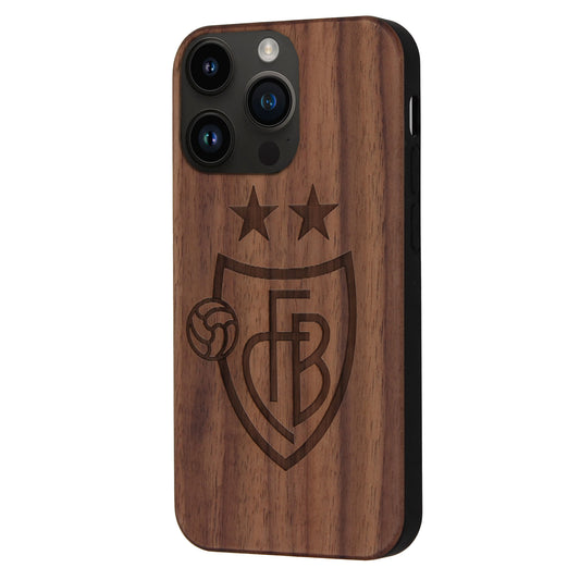 FC Basel Eden Walnut Wood Case for iPhone 14 Pro with MagSafe