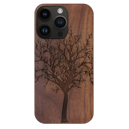 Lebensbaum Eden Case aus Nussbaumholz für das iPhone 14 Pro