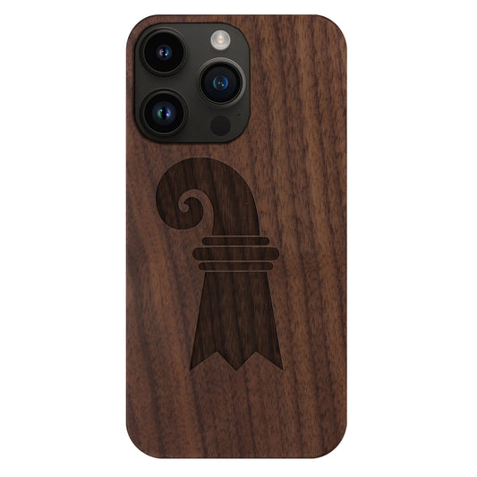 Baslerstab Eden Case aus Nussbaumholz für iPhone 14 Pro Max mit MagSafe