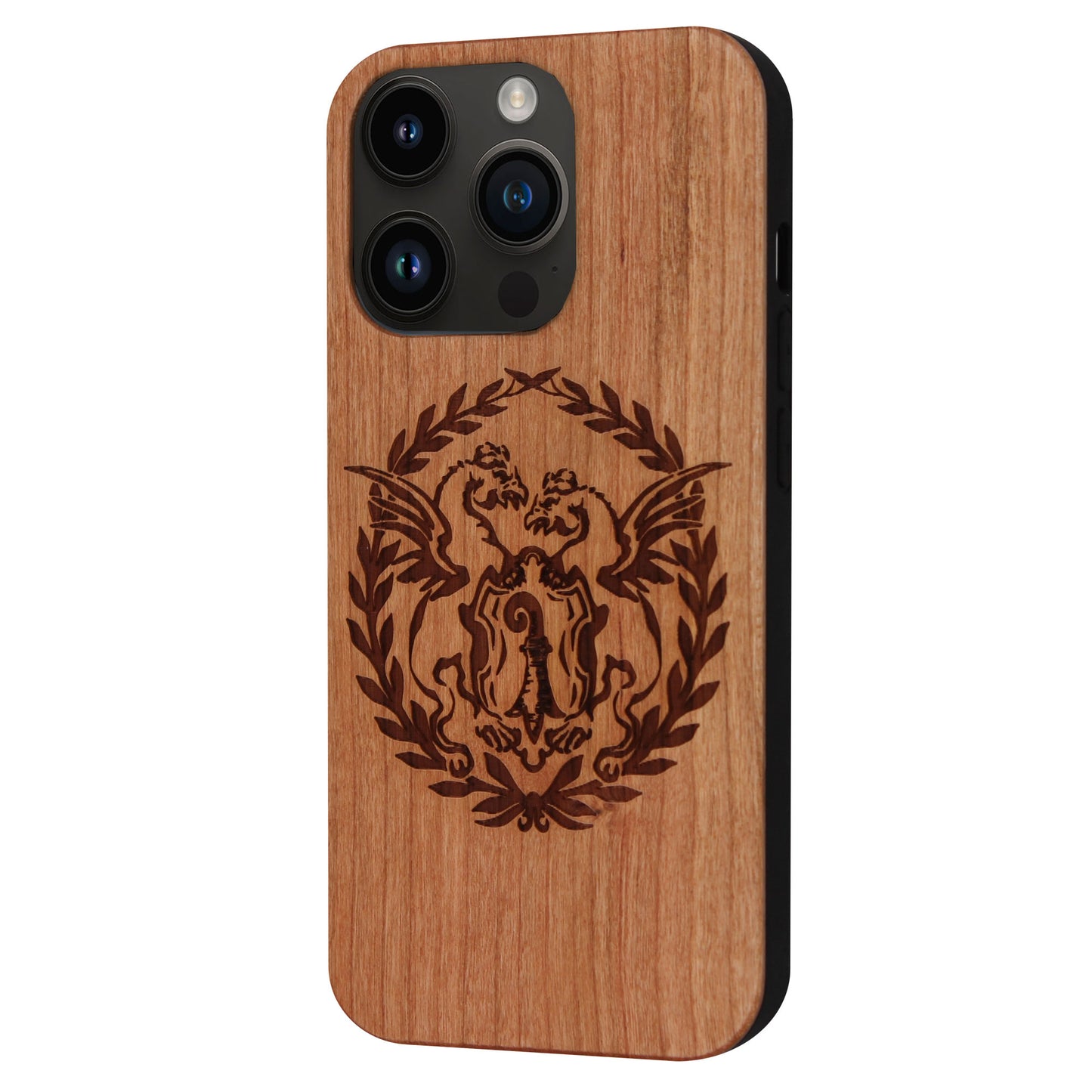 Basilisk Eden Case aus Kirschholz für das iPhone 15 Pro mit MagSafe