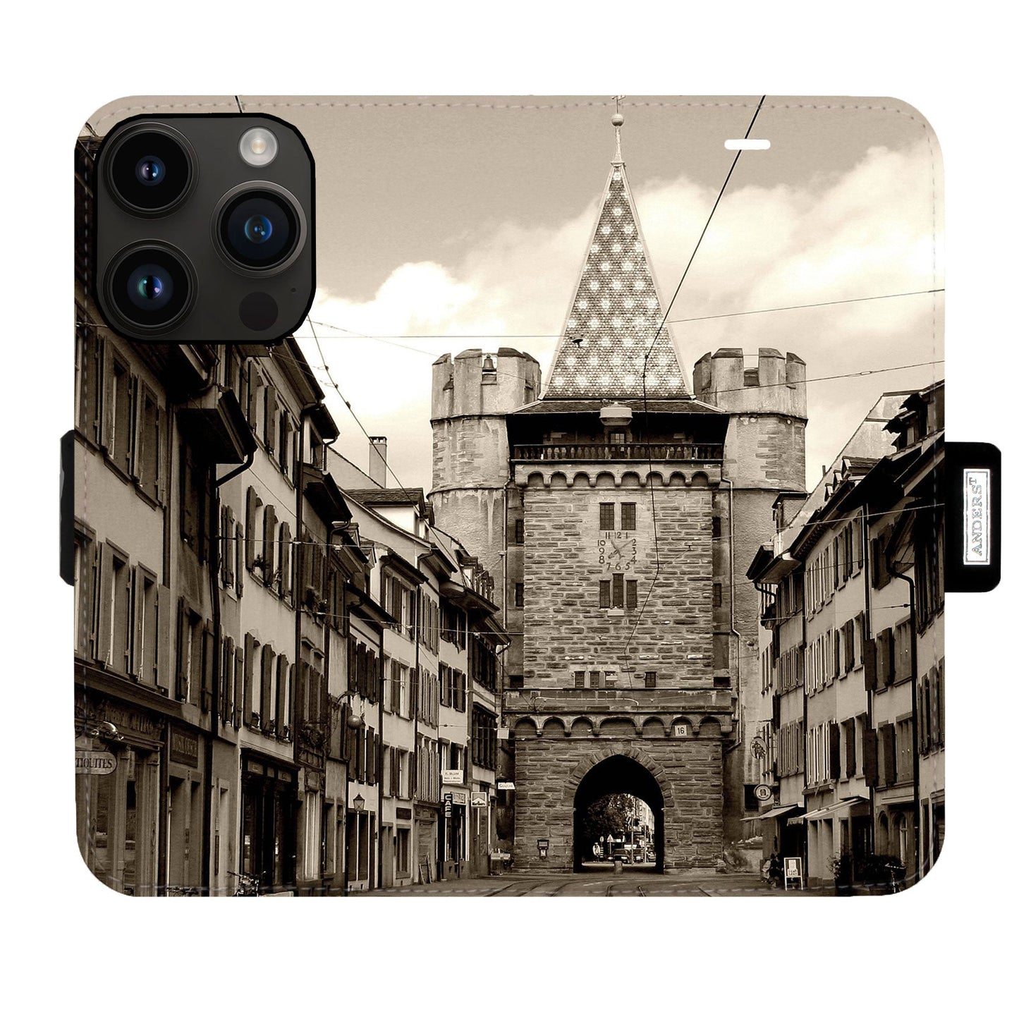 Basel City Spalentor Victor Case for iPhone 15 Pro Max