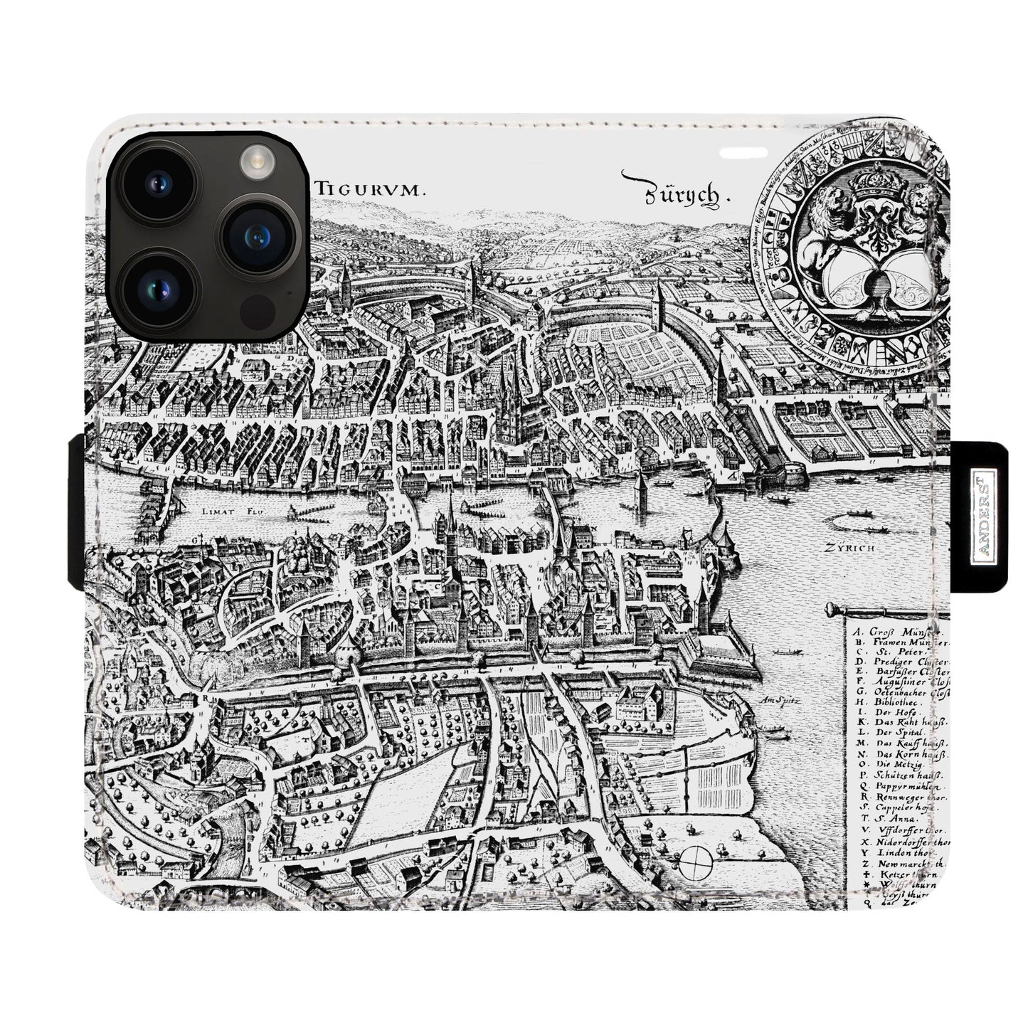 Zurich Merian Victor Case for iPhone 15 Pro Max