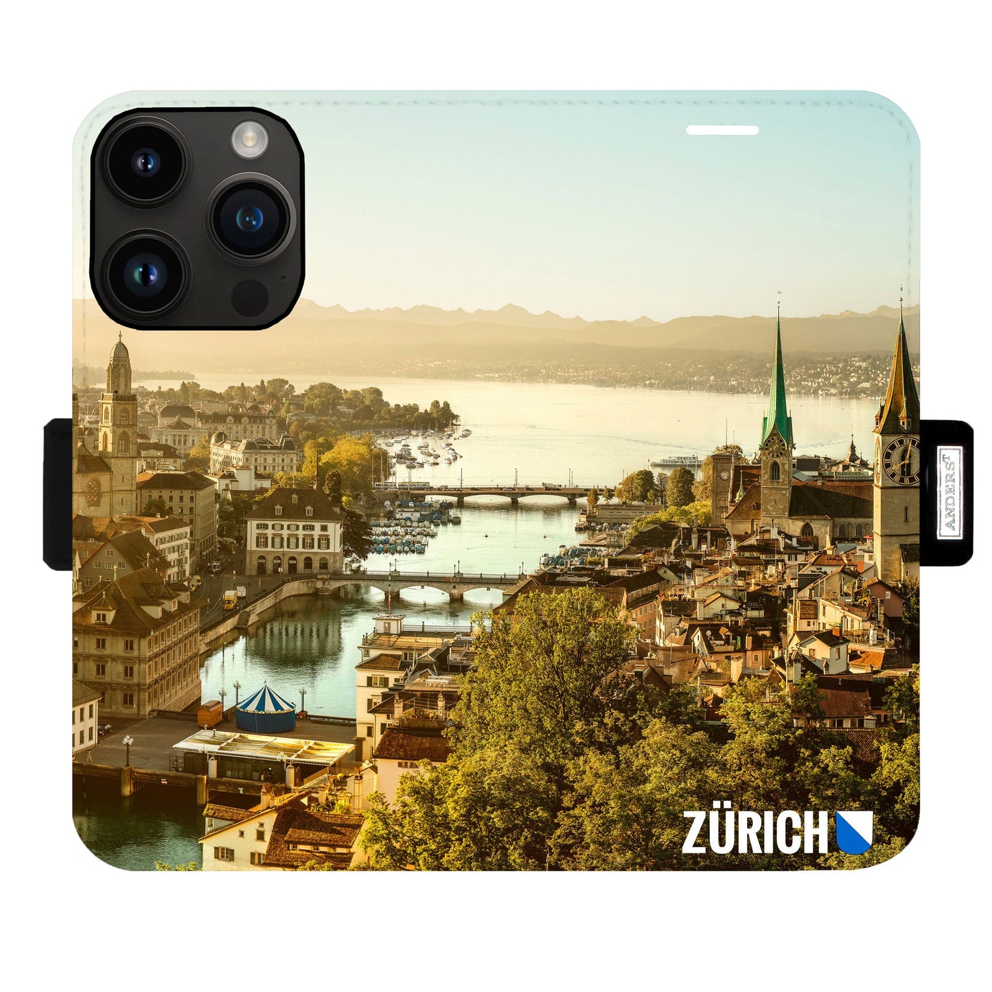 Zurich City from Above Victor Case for iPhone 15 Pro 