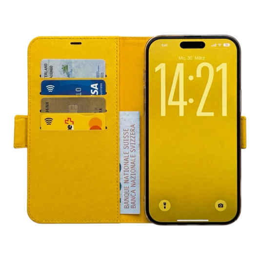 Gelb Victor Case für das iPhone 16 Pro mit MagSafe