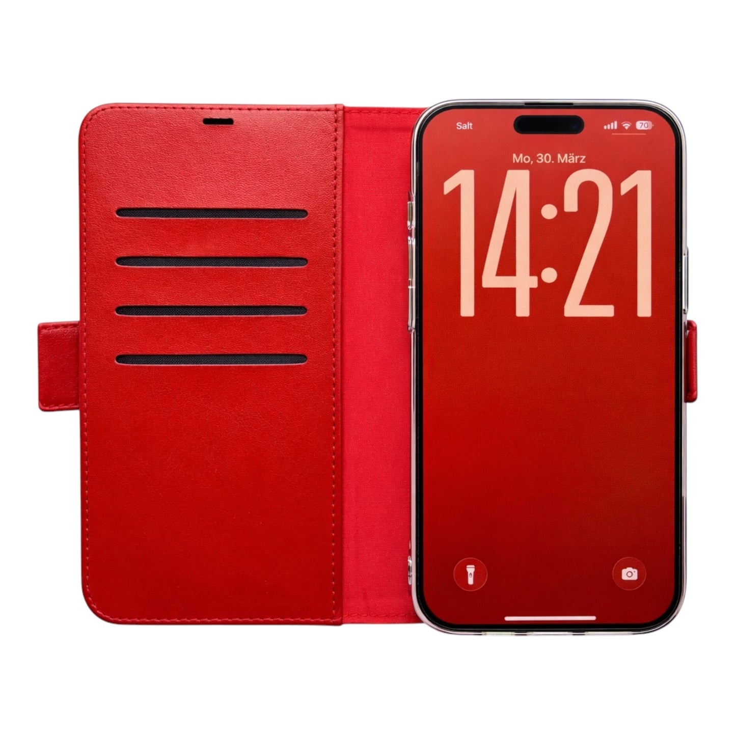 Victor Case in Rot für das iPhone 17 Pro mit MagSafe