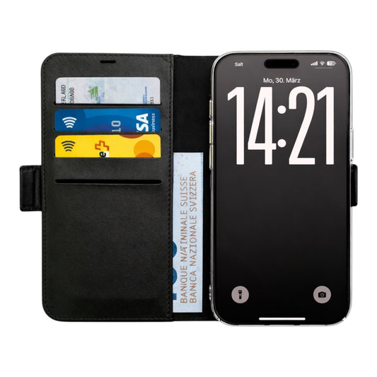 Schwarz Victor Case für das iPhone 16 Pro mit MagSafe