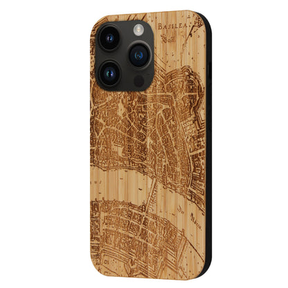Basel Merian Eden Case made of bamboo for the iPhone 15 Pro Max with MagSafe