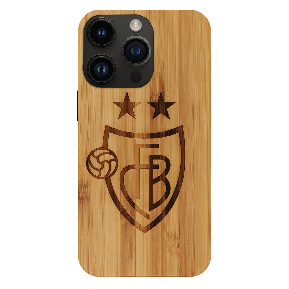FC Basel Eden Case aus Bambus für das iPhone 14 Pro Max