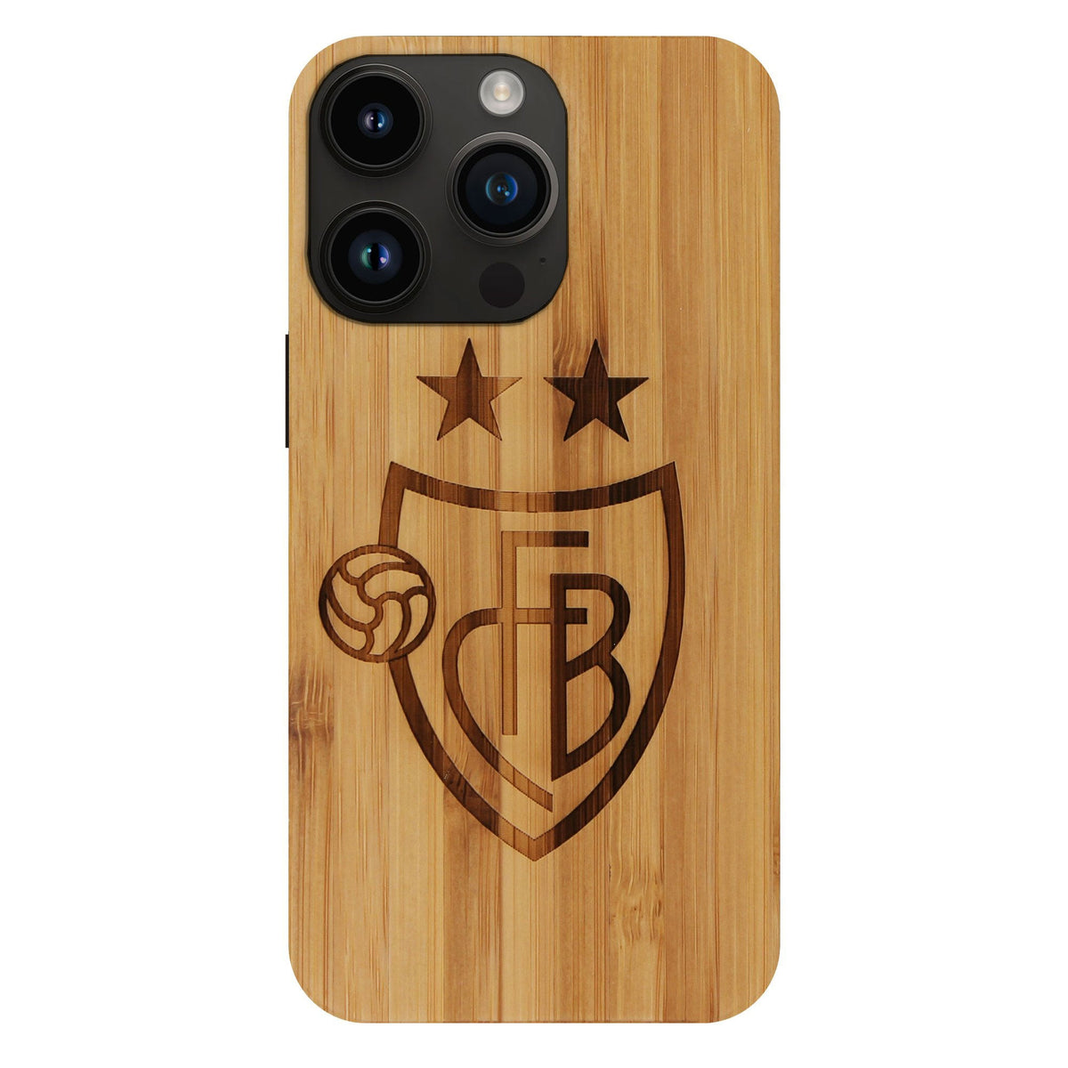 FC Basel Eden Case aus Bambus für das iPhone 15 Pro