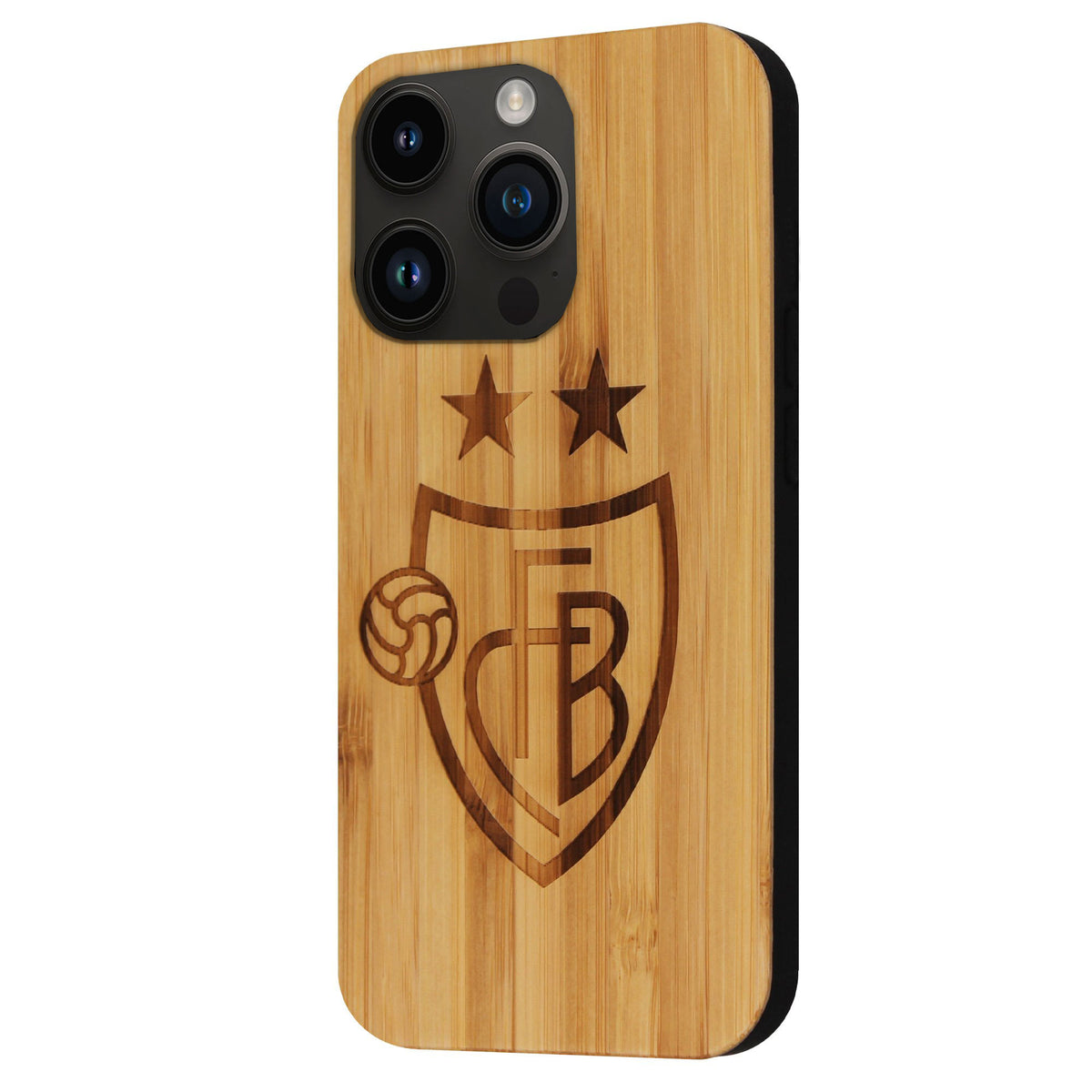 FC Basel Eden Case aus Bambus für das iPhone 14 Pro Max